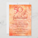 Search for spanish 50th birthday invitations 50 and fabulous