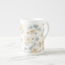Search for cream flowers mugs Blue