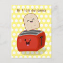 Search for kawaii breakfast postcards Toast