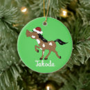 Search for paint horse christmas tree decorations Pinto