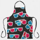 Search for optical illusions aprons Blue
