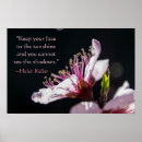 Search for helen keller quote posters Flower