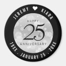 Search for 25th anniversary magnets Celebration