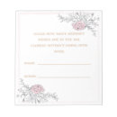 Search for wedding shower notepads Pink