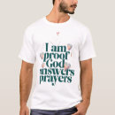 Search for answered tshirts Christian