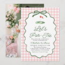 Search for golf bridal shower invitations Cocktails and country clubs