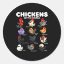 Search for funny chicken cartoon stickers Farm