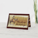 Search for equestrian christmas cards Cowboy