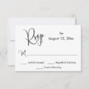 Search for plain white rsvp cards Typography