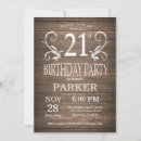 Search for rustic 21st birthday invitations Twenty one birthday