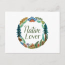 Search for nature lover postcards Whimsical