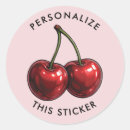 Search for cherry red stickers Vintage