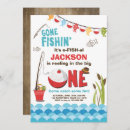 Search for fishing 1st birthday invitations Boy first birthday