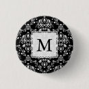 Search for damask monogram badges Initial