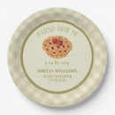 Search for cutie pie plates Pie baby shower
