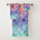 Search for mermaid bath towels Iridescent