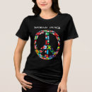 Search for peace sign womens tshirts World