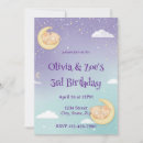 Search for starry baby shower invitations Crescent moon