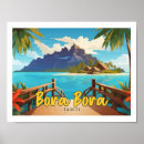 Search for bora bora travel posters Vintage
