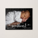 Search for baby announcement puzzles Newborn