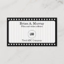 Search for video business cards Film editor