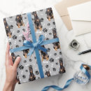 Search for doberman dog wrapping paper Birthday