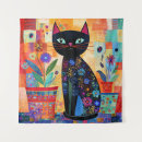 Search for cat folk art Colourful