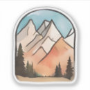 Search for mountain ridge stickers Adventure