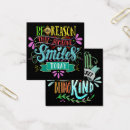 Search for smiling business cards Typography