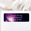 Search for night stars return address labels Galaxy
