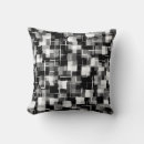 Search for black white grey abstract cushions Trendy