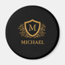 Search for black round magnets Monogrammed