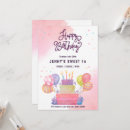 Search for watercolor balloons invitations Modern