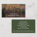 Search for autumn leaves business cards Forest