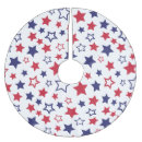 Search for red white and blue tree skirts United states