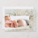 Search for boho birth announcement cards Botanical