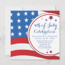 Search for patriotic square invitations Stars