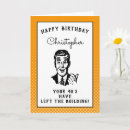 Search for funny over the hill birthday cards Retro