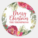 Search for christmas wreaths stickers Red