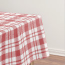Search for red and white tablecloths Scottish