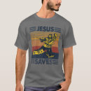 Search for jesus saves hockey tshirts Christian