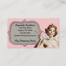 Search for beauty queen business cards Vintage