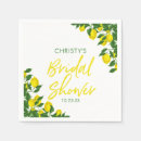 Search for bridal shower napkins Lemon