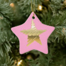 Search for gold star christmas tree decorations Classic