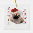 Search for pekingese christmas tree decorations Dog