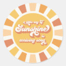Search for yellow sunshine stickers Boho baby shower