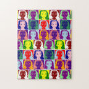 Search for pop art puzzles Girl