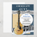 Search for guitar birthday invitations Cute