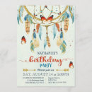 Search for dream catcher birthday invitations Bohemian
