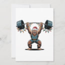 Search for weightlifting cards Funny snowman